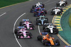 Фернандо Алонсо, McLaren MCL33, Серхіо Перес, Force India VJM11