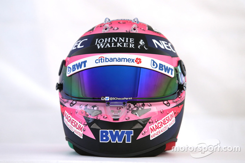 Helmet of Sergio Perez, Sahara Force India F1