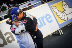 Malcolm Wilson, directeur M-Sport, avec Sébastien Ogier, M-Sport