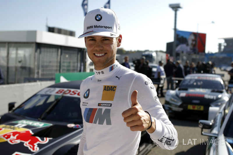 Polesitter Tom Blomqvist, BMW Team RBM, BMW M4 DTM