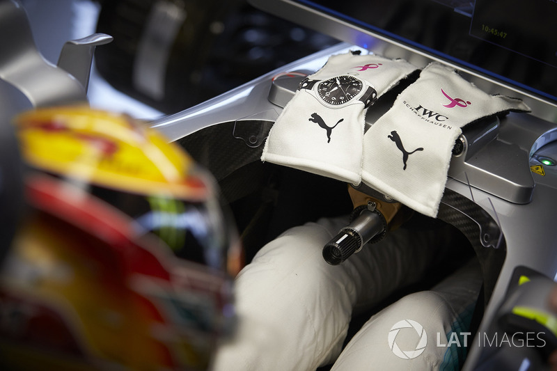 Les gants de Lewis Hamilton, Mercedes AMG F1