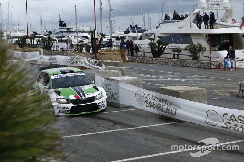 Umberto Scandola, Guido D'Amore, Skoda Fabia R5, Daytona Race