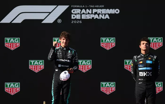 Kimi Antonelli, Mercedes, Lando Norris, McLaren