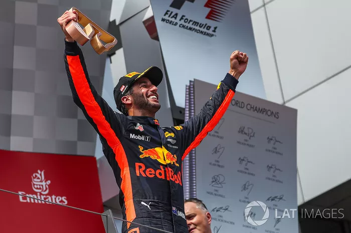 Podyum: 3. Daniel Ricciardo, Red Bull Racing
