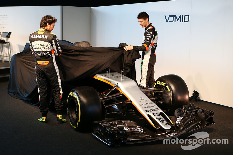 Sergio Perez dan Esteban Ocon membuka tirai Sahara Force India F1 VJM10