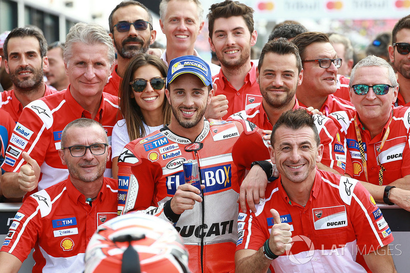 Second place Andrea Dovizioso, Ducati Team