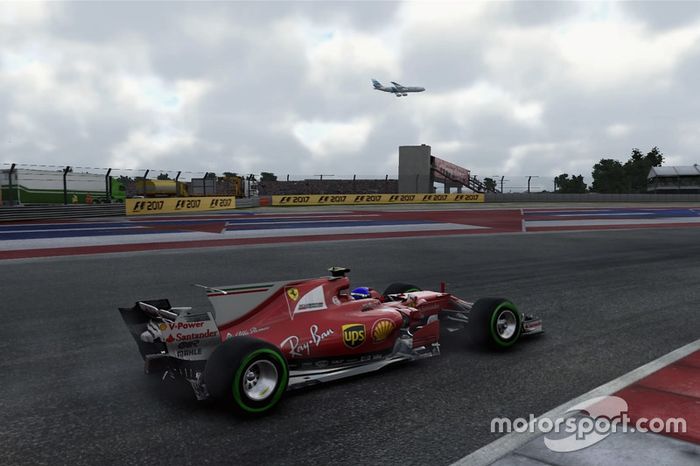 El Ferrari SF70H en Austin