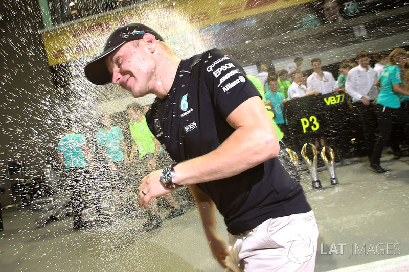 Valtteri Bottas terminou em terceiro.