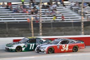 Daniel Hemric, Kaulig Racing, AG1 - Athletic Greens Chevrolet Camaro, Kyle Weatherman, Jesse Iwuji Motorsports, eRacing Association Chevrolet Camaro