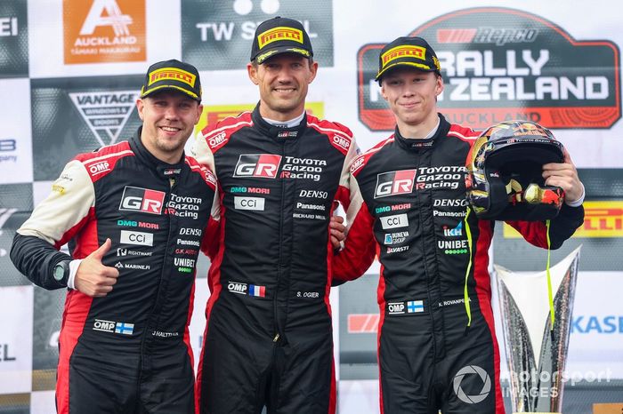 Kalle Rovanpera, Jonne Halttunen, Toyota Gazoo Racing WRT Toyota GR Yaris Rally1, Sebastien Ogier, Toyota Gazoo Racing WRT