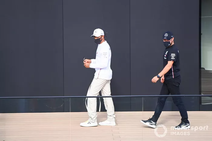 Lewis Hamilton, Mercedes-AMG Petronas F1 y Valtteri Bottas, Mercedes-AMG Petronas F1 