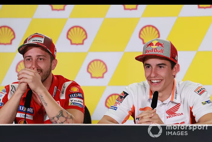 Andrea Dovizioso, Ducati Team, Marc Marquez, Repsol Honda Team