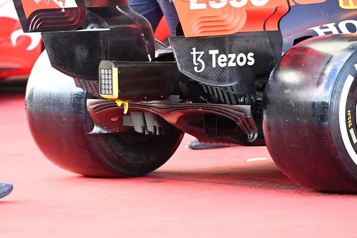 Detalle del Red Bull Racing RB16B