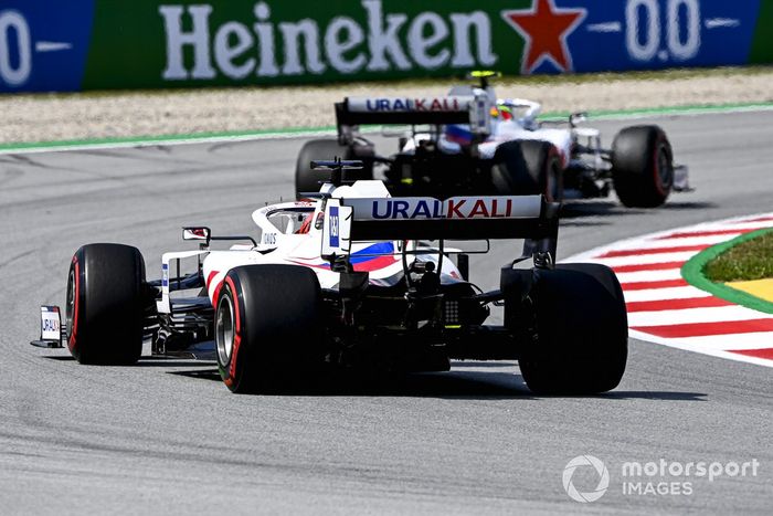 Mick Schumacher, Haas VF-21, Nikita Mazepin, Haas VF-21