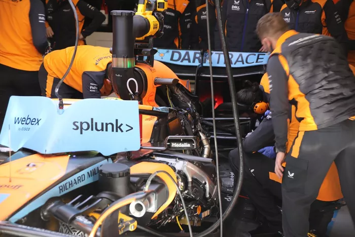 McLaren MCL36 rear detail