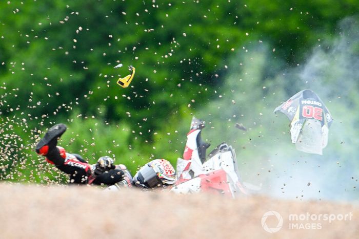 Takaaki Nakagami, caída del equipo LCR Honda