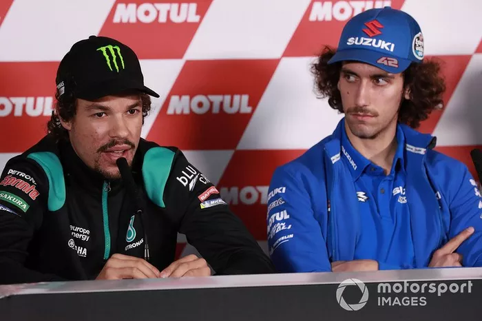 Franco Morbidelli, Petronas Yamaha SRT, Alex Rins, Team Suzuki MotoGP