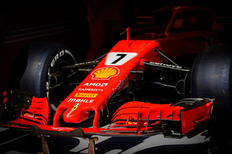 Ferrari SF71H of Kimi Raikkonen, detalle del ala frontal
