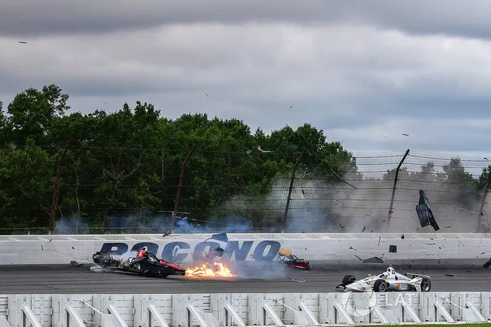 Acidente de Robert Wickens em Pocono