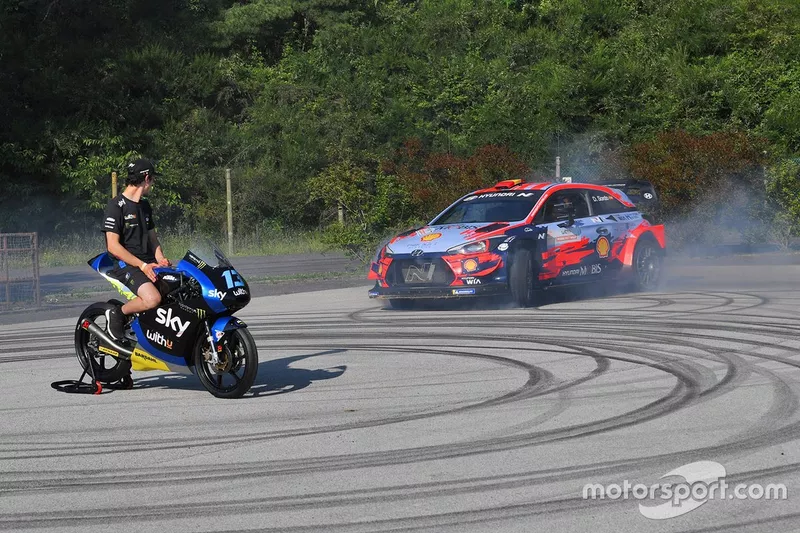 Celestino Vietti, Sky Racing Team VR46, Dani Sordo, Hyundai I20 Coupe WRC