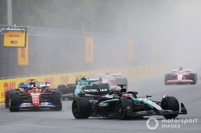 Lewis Hamilton, Ferrari, George Russell, Mercedes