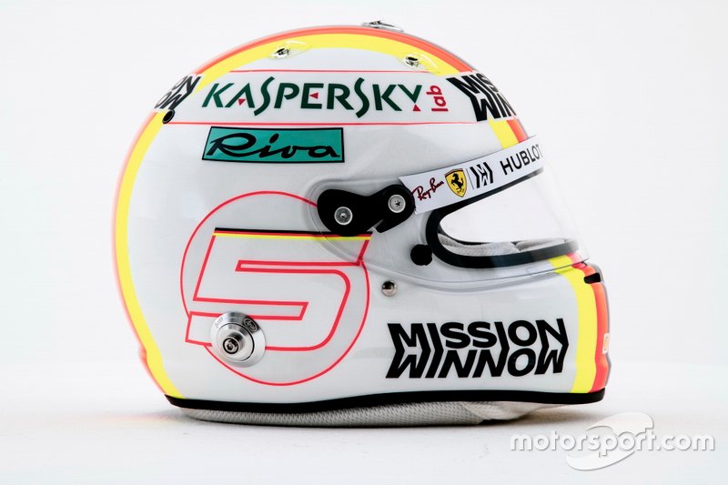 Casco de Sebastian Vettel, Ferrari
