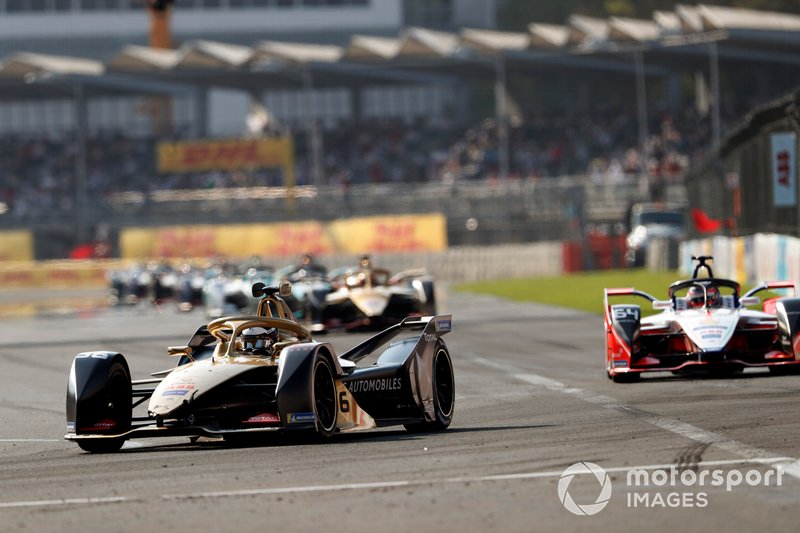 Andre Lotterer, DS TECHEETAH, DS E-Tense FE19 y Jérôme d'Ambrosio, Mahindra Racing, M5 Electro
