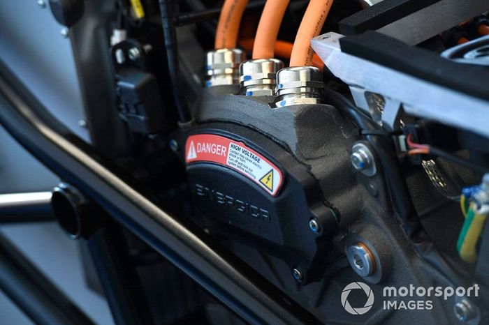 Detalle de la moto de Bradley Smith, SIC Racing Team