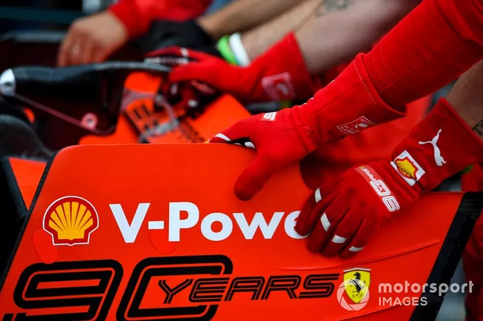 El alerón trasero del Ferrari SF90 
