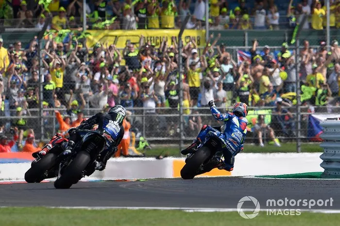 Maverick Vinales, Yamaha Factory Racing, Marc Marquez, Repsol Honda Team, Alex Rins, Team Suzuki MotoGP