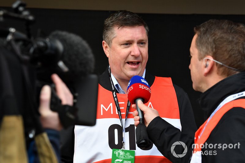 David Croft, Sky TV Commentator and Craig Slater, Sky TV Reporter