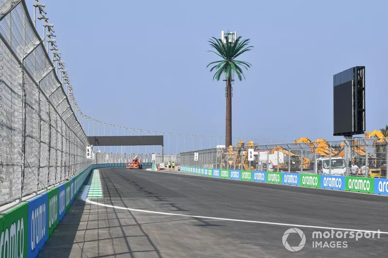 Une vue du circuit de Djeddah