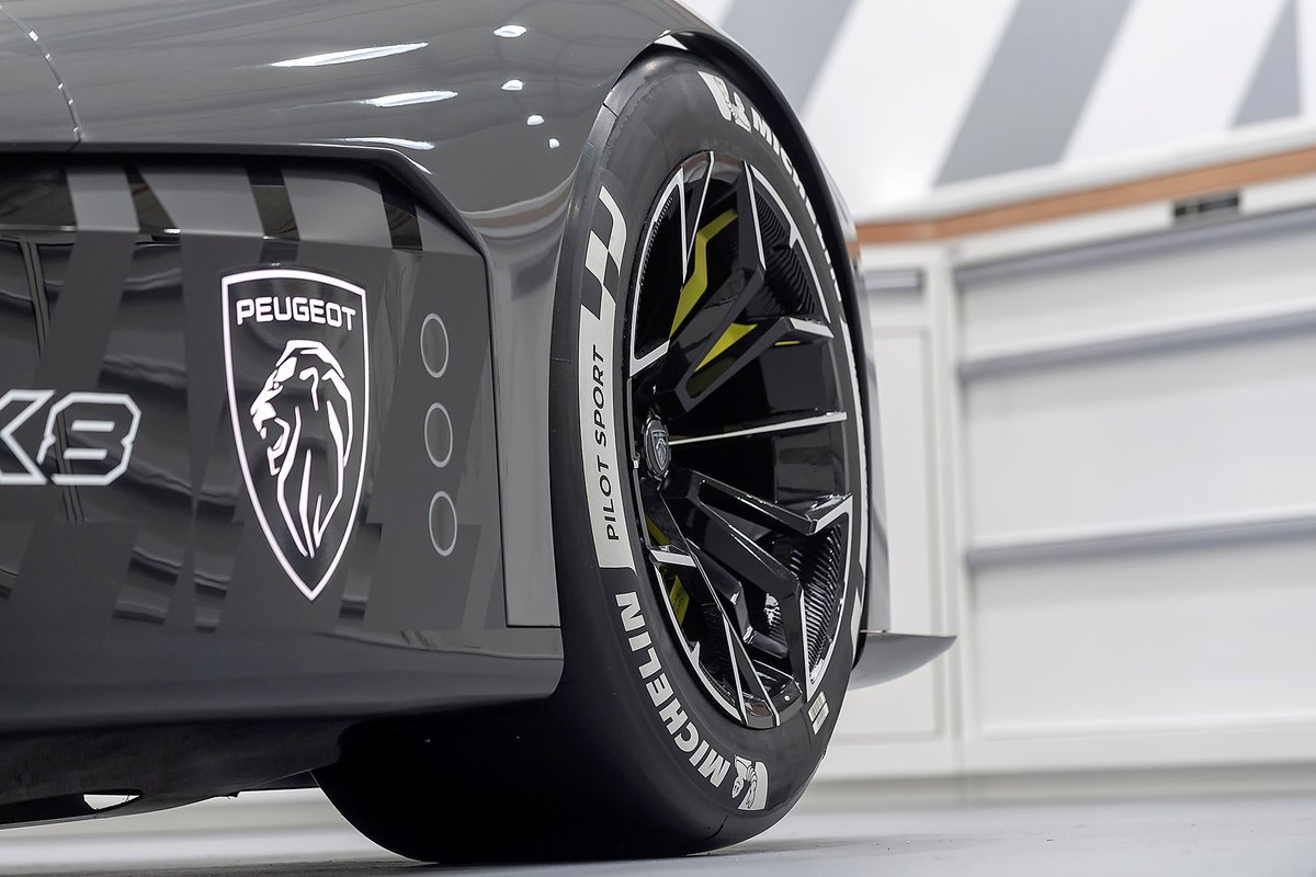 Detalle del Peugeot Hypercar 9X8
