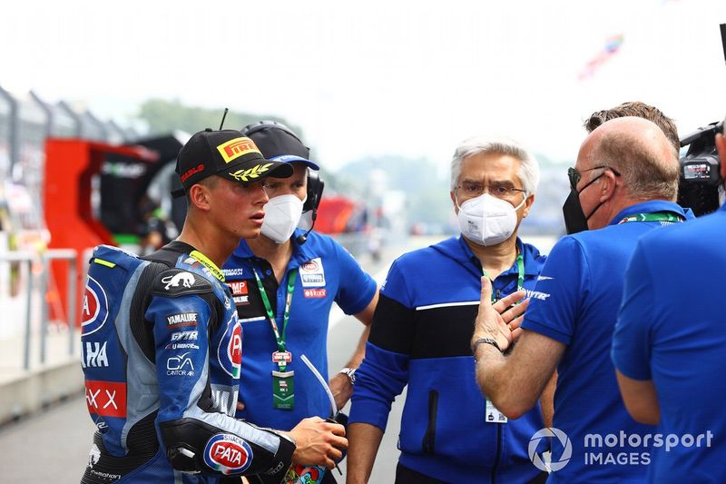 Andrea Locatelli, PATA Yamaha WorldSBK Team, Andrea Dosoli, Yamaha Europe Manager