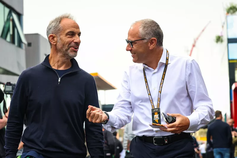 Adam Norris, Stefano Domenicali, PDG de Formula One Group