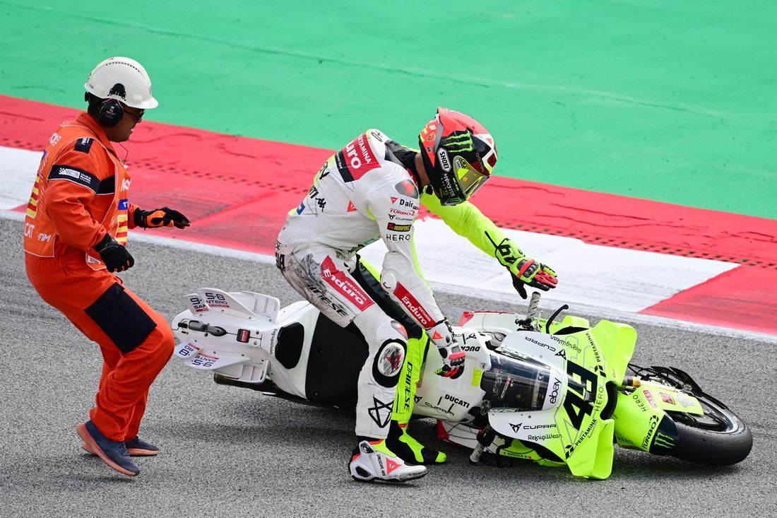 Fabio Di Giannantonio, wypadek VR46 Racing Team