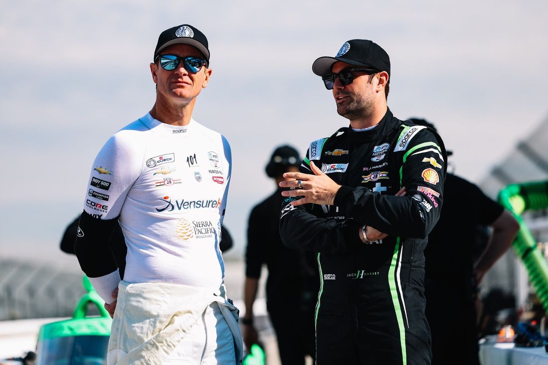 Ryan Hunter-Reay, Dreyer & Reinbold Racing. Jack Harvey, Dreyer & Reinbold Racing