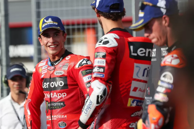 Francesco Bagnaia, Ducati Team, Marc Marquez, Ducati Team