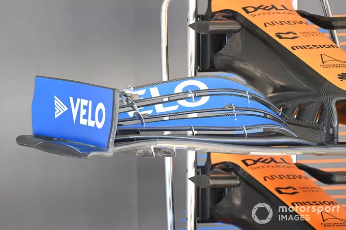 Detalle técnico del McLaren