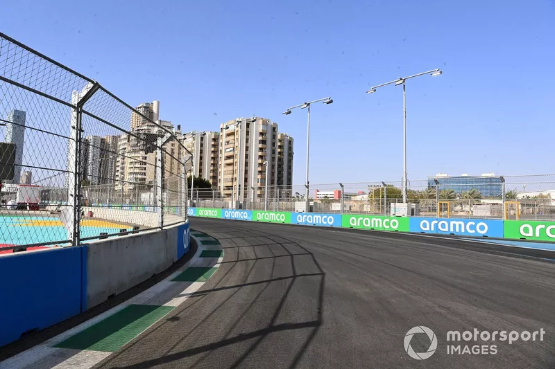 Jeddah Street Circuit last corner detail