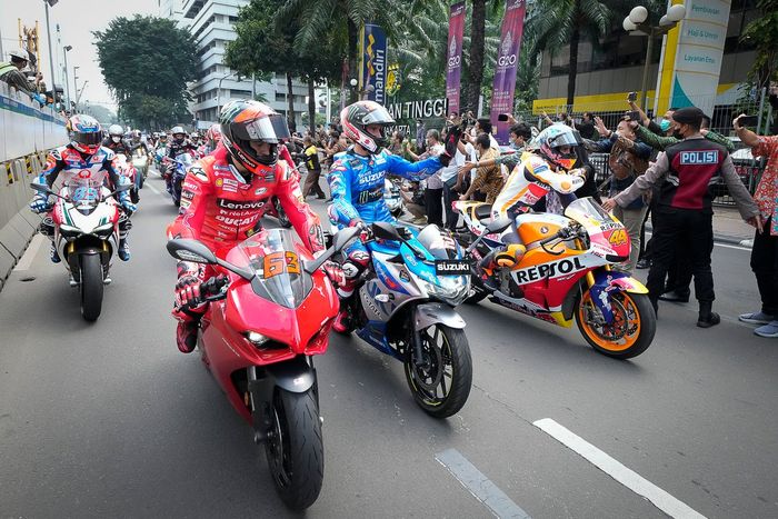 Parada de MotoGP en Jakarta
