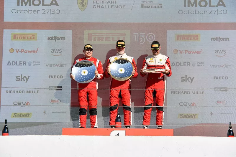 Il podio della Finale Coppa Shell AM