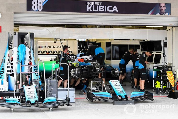 Suspensión delantera de Williams FW42 