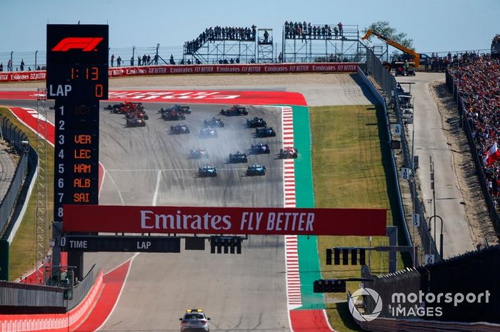 El inicio de la carrera