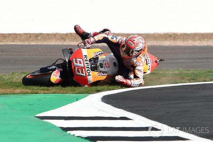 Marc Marquez, Repsol Honda Team crash