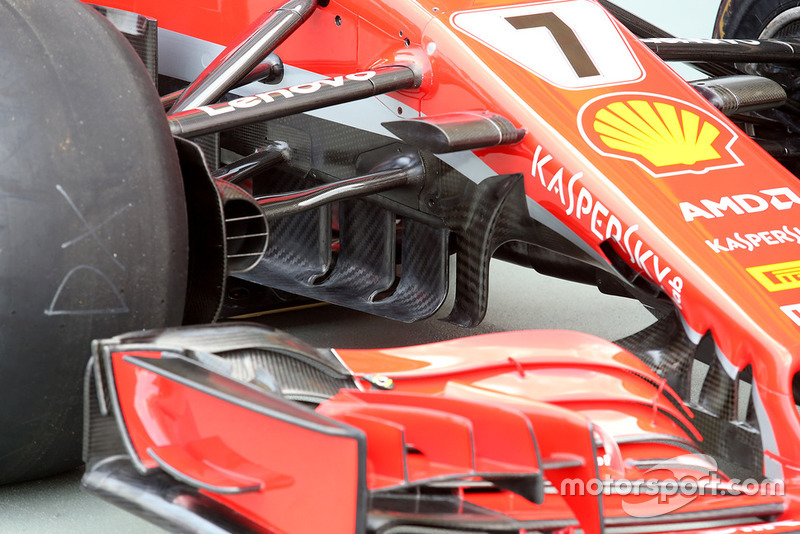 フェラーリSF71Hターニングベイン