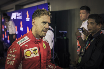 Sebastian Vettel, Ferrari in parc ferme