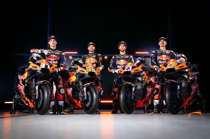 Pedro Acosta, Brad Binder, Red Bull KTM Factory Racing, Enea Bastianini, Maverick Viñales, Red Bull KTM Tech3