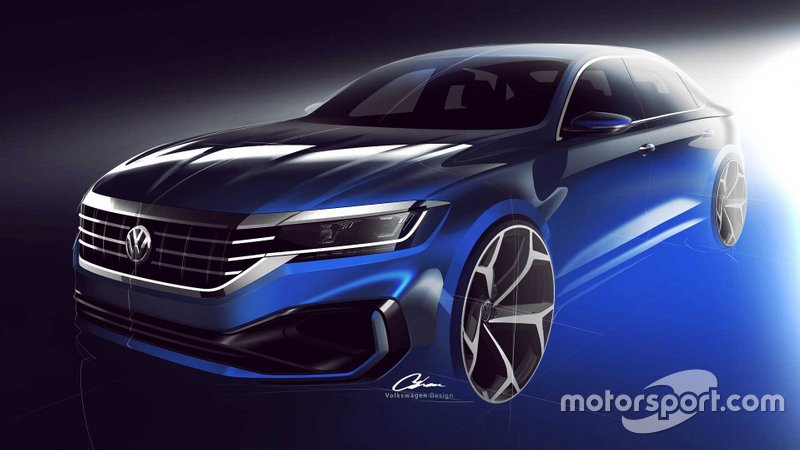 Тізер Volkswagen Passat 2020 року