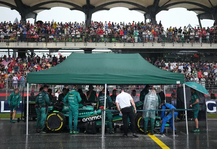 Aston Martin team&nbsp;members